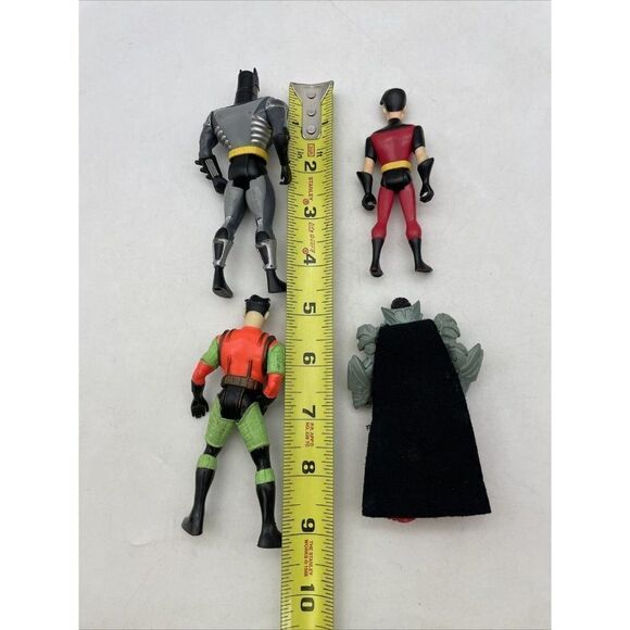 Lot of 8 Action Figures Power Rangers Iron Man Superman Batman Robin & more